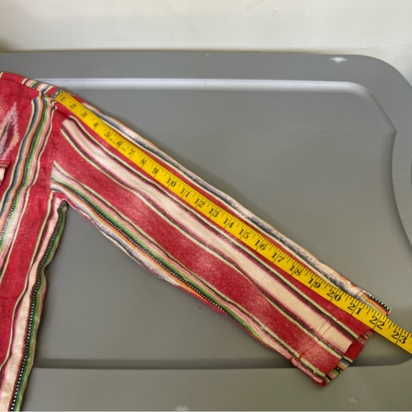 Jaded Gypsy Aztec Western Jacket Boho Southwest Serape Zip Shirt S/M Sunset Vibe - Picture 7 of 15